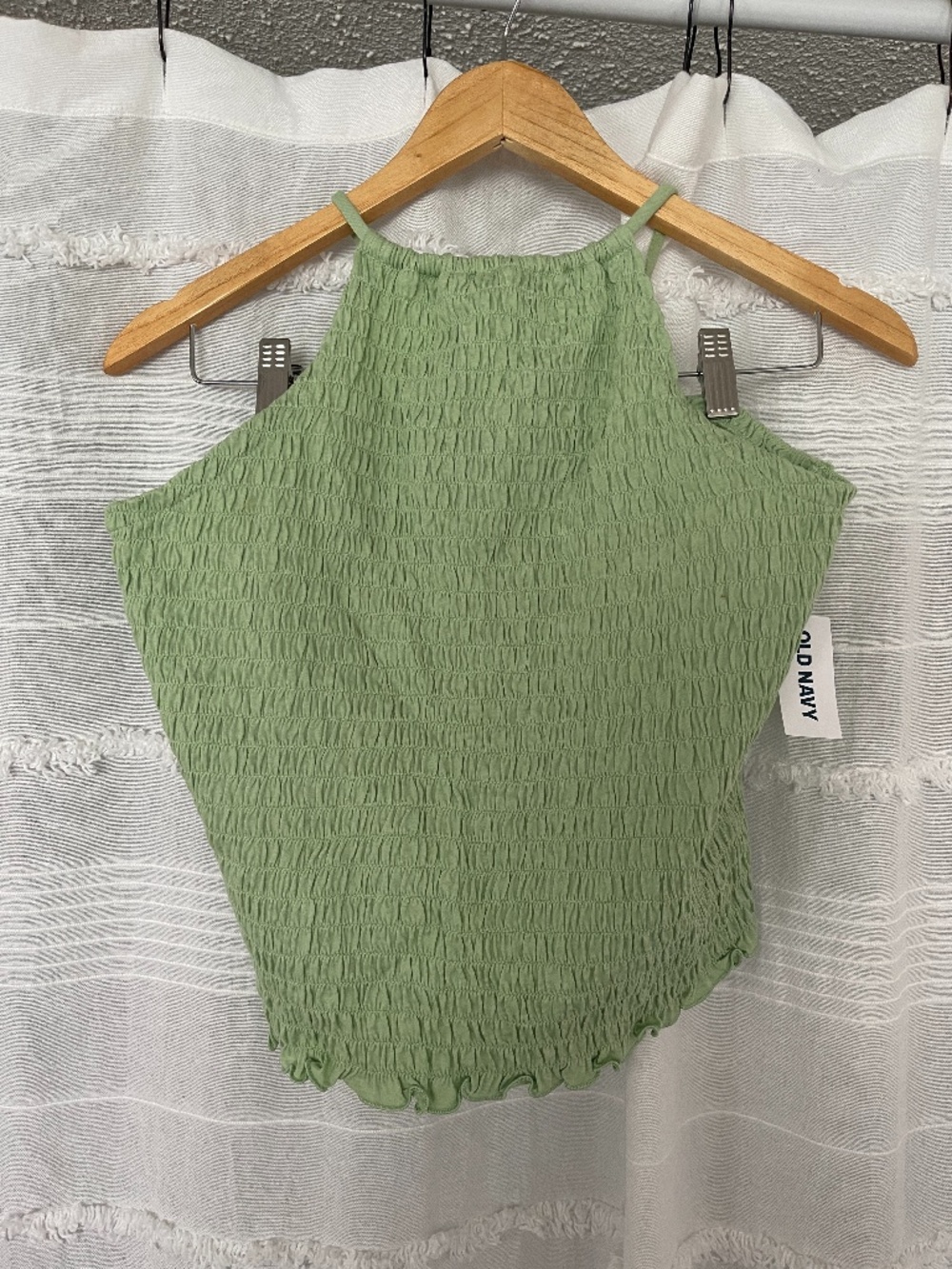 Old Navy Scrunch Halter Tank NWT